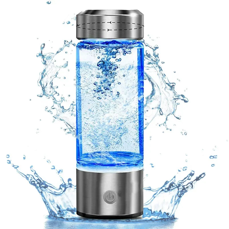 Portable Hydrogen-Rich Water Bottle – Electric USB Rechargeable Generator with Titanium Filter for Health & Wellness